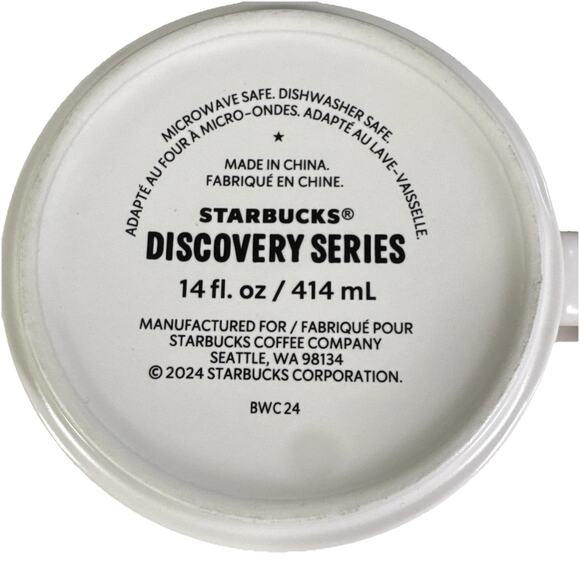 New Starbucks Washington, DC Discovery Series Collection Cup Mug 14oz NIB - Picture 4 of 4